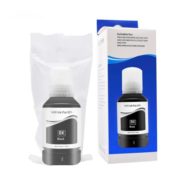 Botella De Tinta Epson 504 Negro Generica